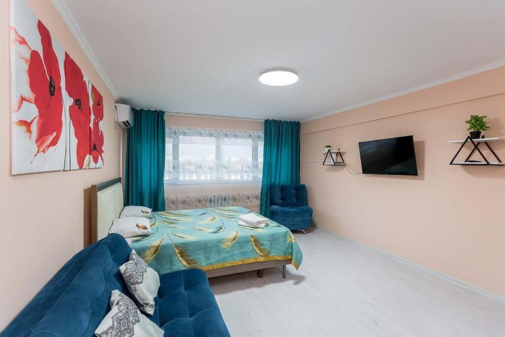 Квартира С Видом На Горы Almaty Luaran gambar
